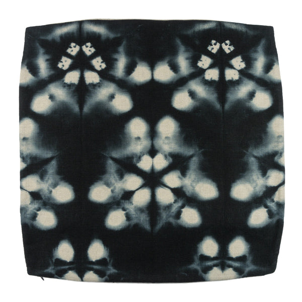 26" Linen Floor Pillow - Black
