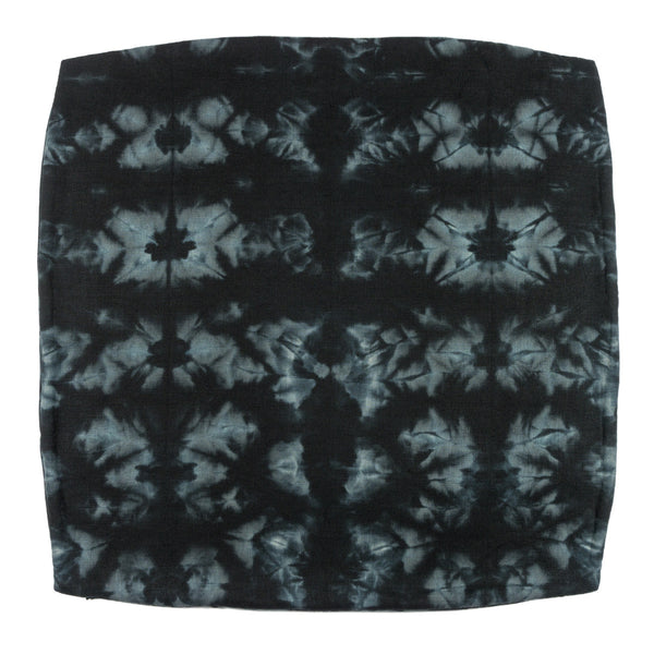 26" Linen Floor Pillow - Black
